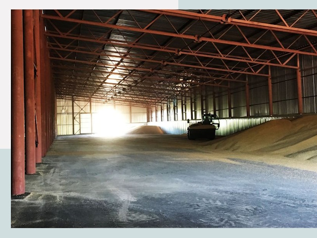 Строительство зернохранилищ в Мелеузе