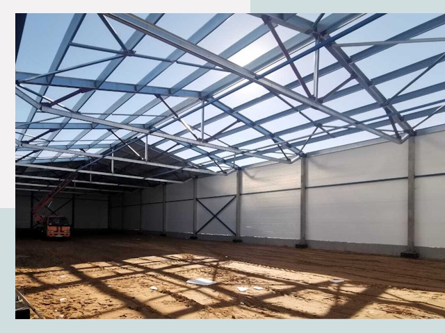 Строительство сенохранилищ в Мелеузе