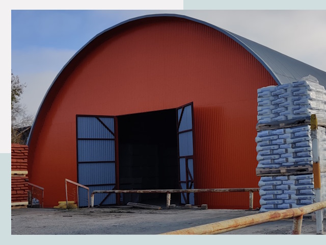 Полукруглые ангары по цене от 614 руб. в Мелеуз