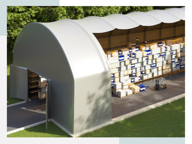 Тентовые ангары в Мелеузе