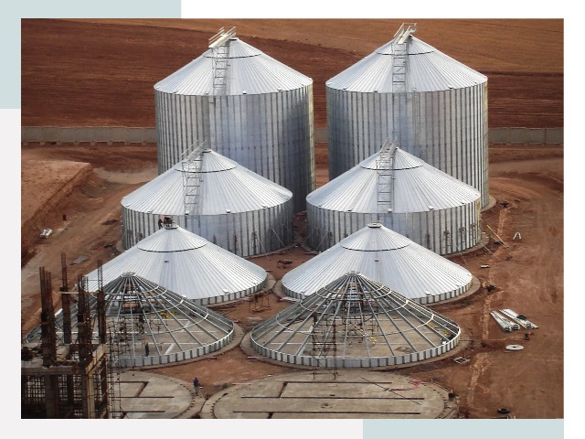 Строительство зерновых силосов в Мелеузе