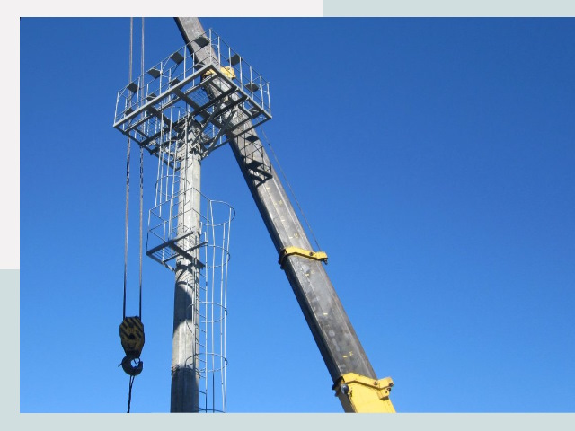 Монтаж осветительных мачт в Мелеуз от 614 руб.