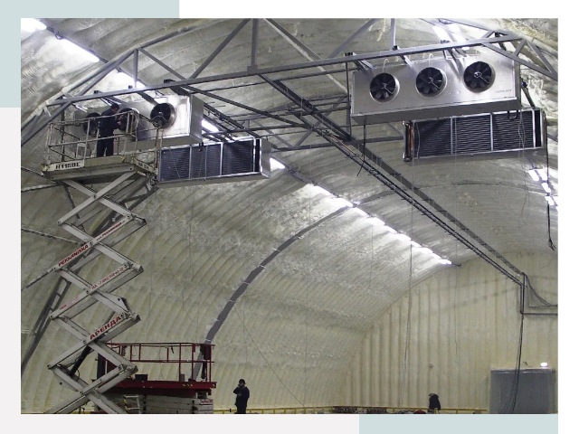 Оснащение ангаров в Мелеузе