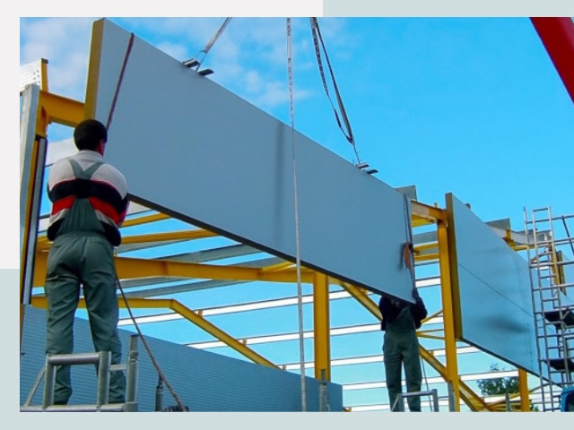 Монтаж сэндвич-панелей в Мелеузе от 614 руб.