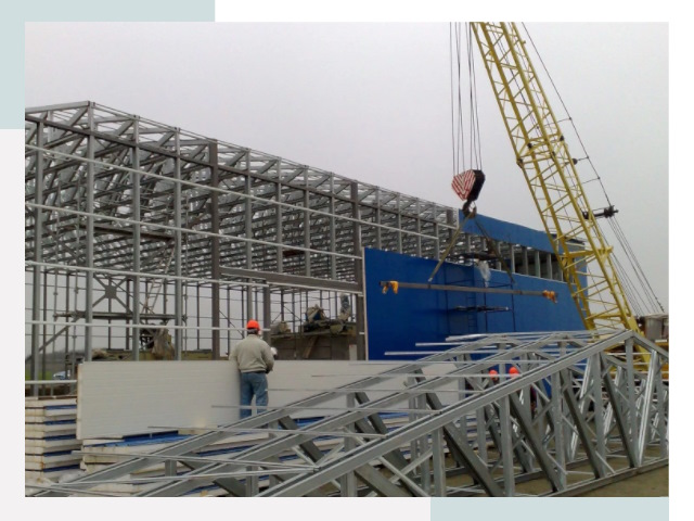 Монтаж ангаров в Мелеузе